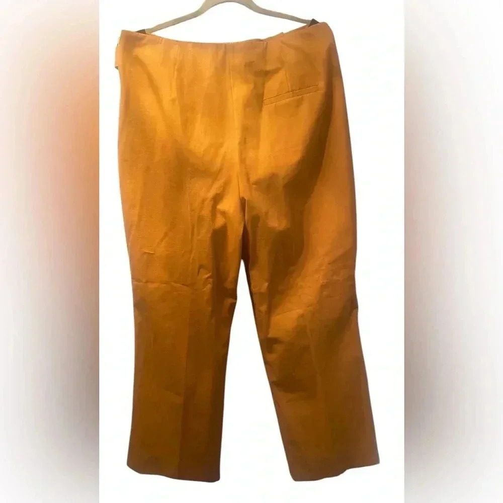 Sézane pants Mustard yellow Armando Trousers 14 Ocre $288 - Picture 5 of 14
